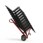 CM-3A commercial chair dolly transporting a stack of banquet chairs