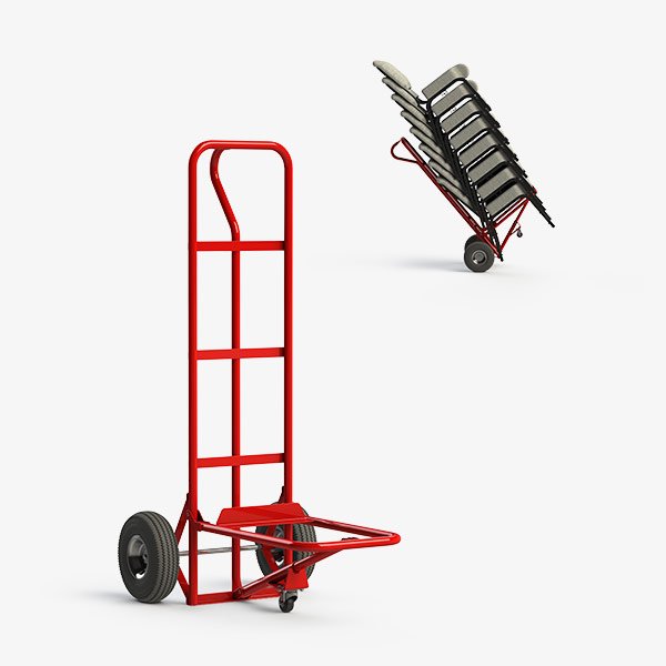 CM-3A chair dolly for moving stacked banquet chairs and larger seating