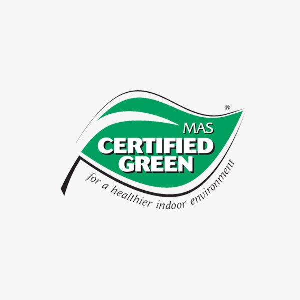 MAS Certified Green certification for low-emitting materials and indoor air quality compliance