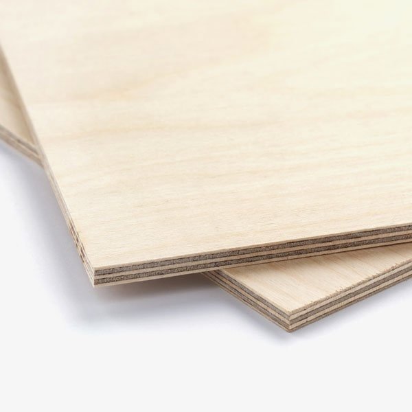 Plywood chair seat and back panel with pre-drilled holes for secure attachment