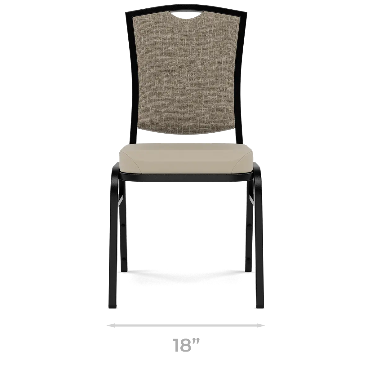 ComforTek 8851 Geo Back banquet chair with 18-inch overall chair width